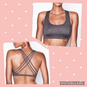 Victoria’s Secret Women  Strappy Back Low Support Sport Bra Large